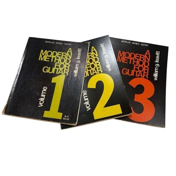 A Modern Method for Guitar - Volumes 1,2 &3 (1966, 1968, 1970) set of 3 - Picture 1 of 14